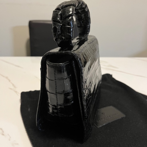 Nancy Gonzalez small black handbag - Picture 5 of 9